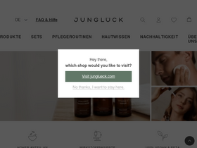 'junglueck.de' screenshot