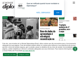 'diplomatique.org.br' screenshot
