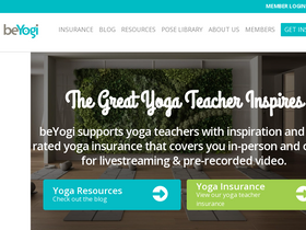 'beyogi.com' screenshot