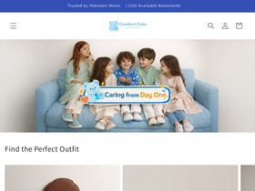 comfortcubz.com homepage screenshot