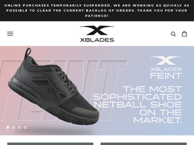 xblades.com.au homepage screenshot