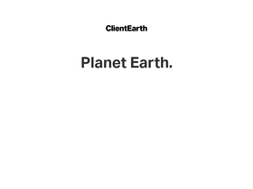 'clientearth.org' screenshot