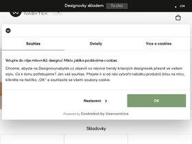 'designovynabytek.cz' screenshot