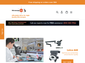 microscopehub.com homepage screenshot
