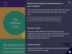 'thebrilliantclub.org' screenshot