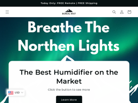 BorealMist website screenshot