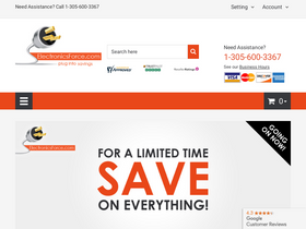 'electronicsforce.com' screenshot