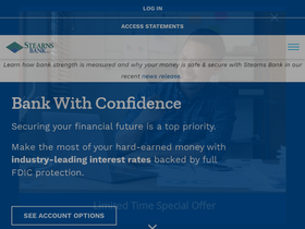 'stearnsbank.com' screenshot