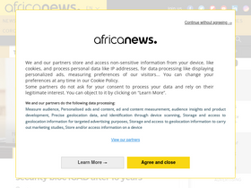 'africanews.com' screenshot
