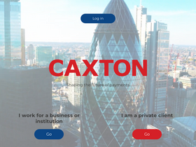 'caxton.io' screenshot