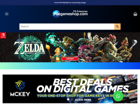 'psegameshop.com' screenshot