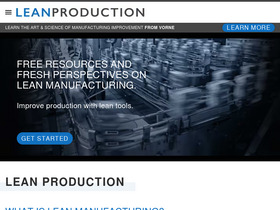 'leanproduction.com' screenshot