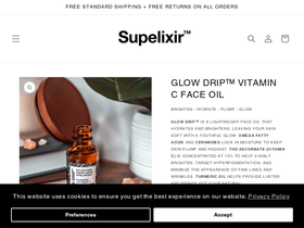 supelixir.com homepage screenshot