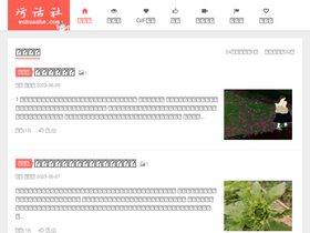 'wuhuashe.com' screenshot