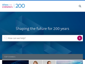 'allens.com.au' screenshot