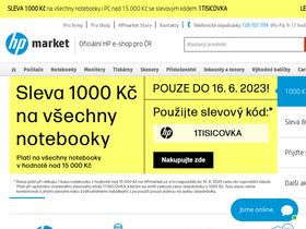 'hpmarket.cz' screenshot