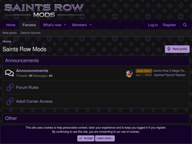 'saintsrowmods.com' screenshot