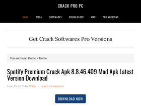 'crackpropc.com' screenshot