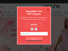 'venishe.com' screenshot