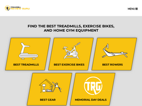 'treadmillreviewguru.com' screenshot