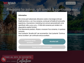 'weroad.it' screenshot