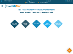 'livehelpnow.net' screenshot