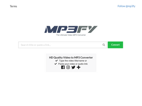 'mp3fy.com' screenshot