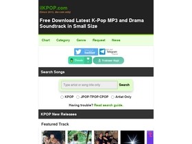 'ilkpop.com' screenshot