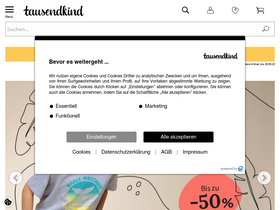 'tausendkind.at' screenshot