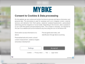 'mybike-magazin.de' screenshot