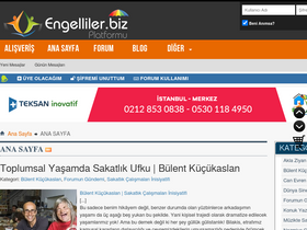 'engelliler.biz' screenshot