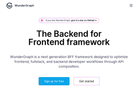 'wundergraph.com' screenshot