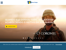 'novotempo.com' screenshot