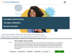 'scrumalliance.org' screenshot