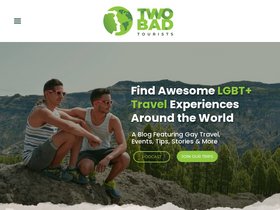 'twobadtourists.com' screenshot