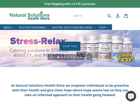 naturalsolutions.health homepage screenshot