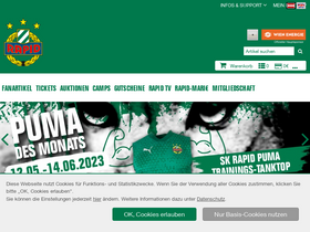 'rapidshop.at' screenshot