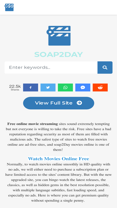 Free movie best sale websites like soap2day