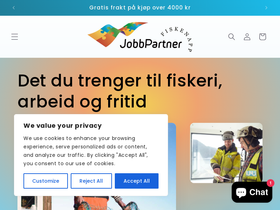 Fiskenapp homepage screenshot