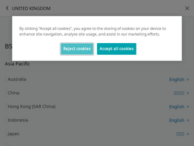 'assuranceportal.bsigroup.com' screenshot