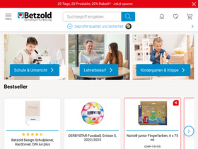 'betzold.ch' screenshot