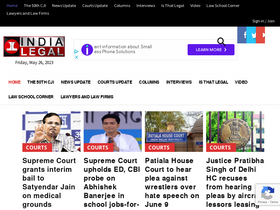 'indialegallive.com' screenshot