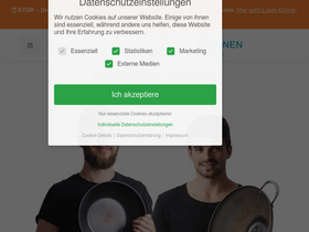 'pfannenhelden.de' screenshot