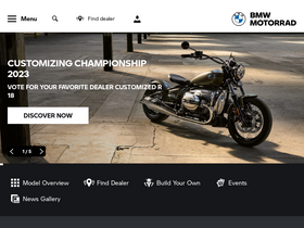 'bmwmotorcycles.com' screenshot