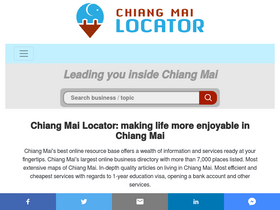 'chiangmailocator.com' screenshot
