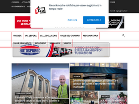 'ecovicentino.it' screenshot