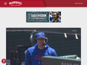 'marqueesportsnetwork.com' screenshot