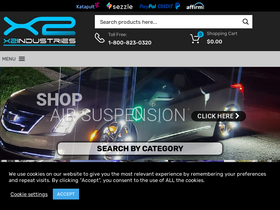 'x2industries.com' screenshot