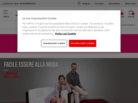 'bata.it' screenshot
