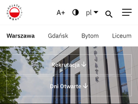 'pja.edu.pl' screenshot